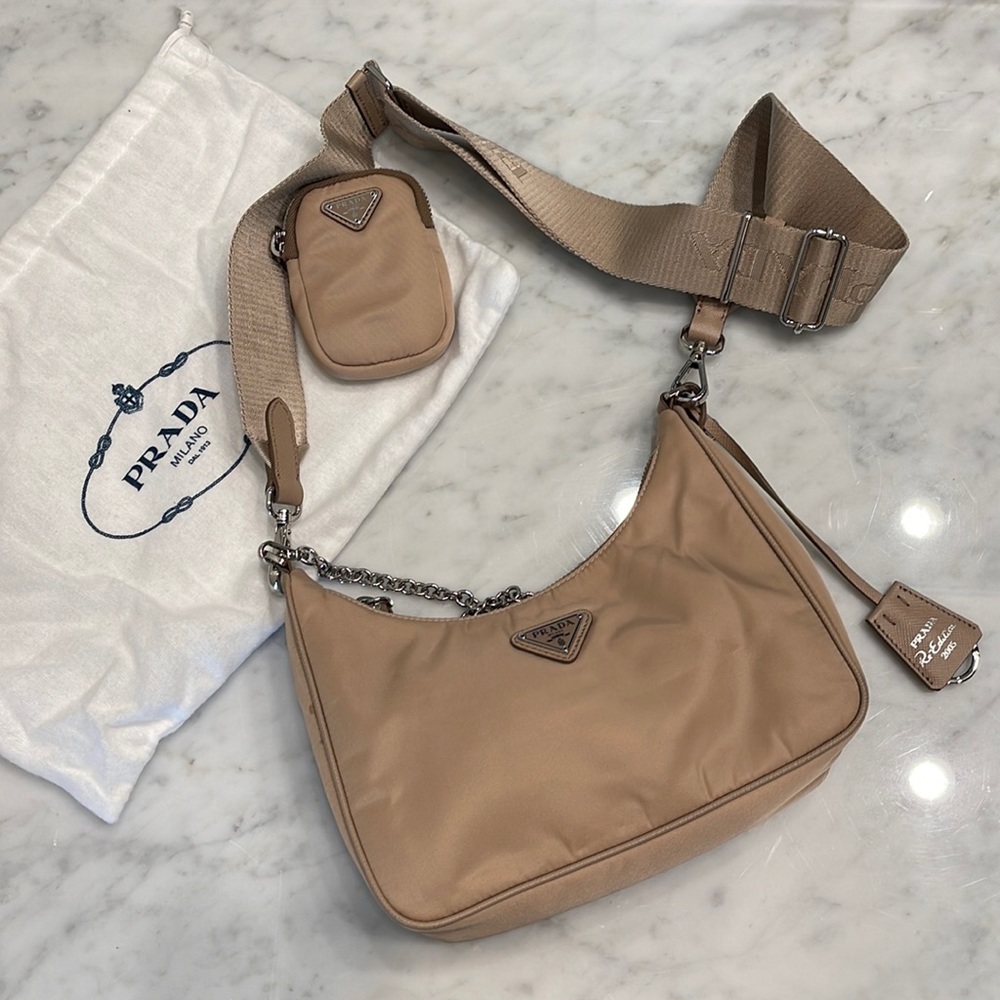 Prada Re-Edition 2005 Nylon in Nude
